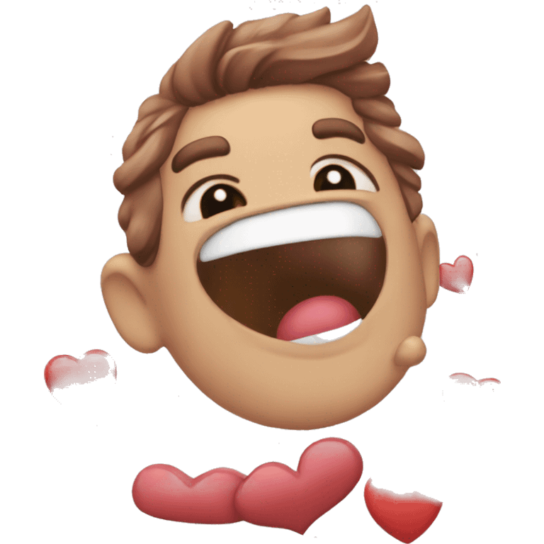 emoji enamorado mandando un beso emoji