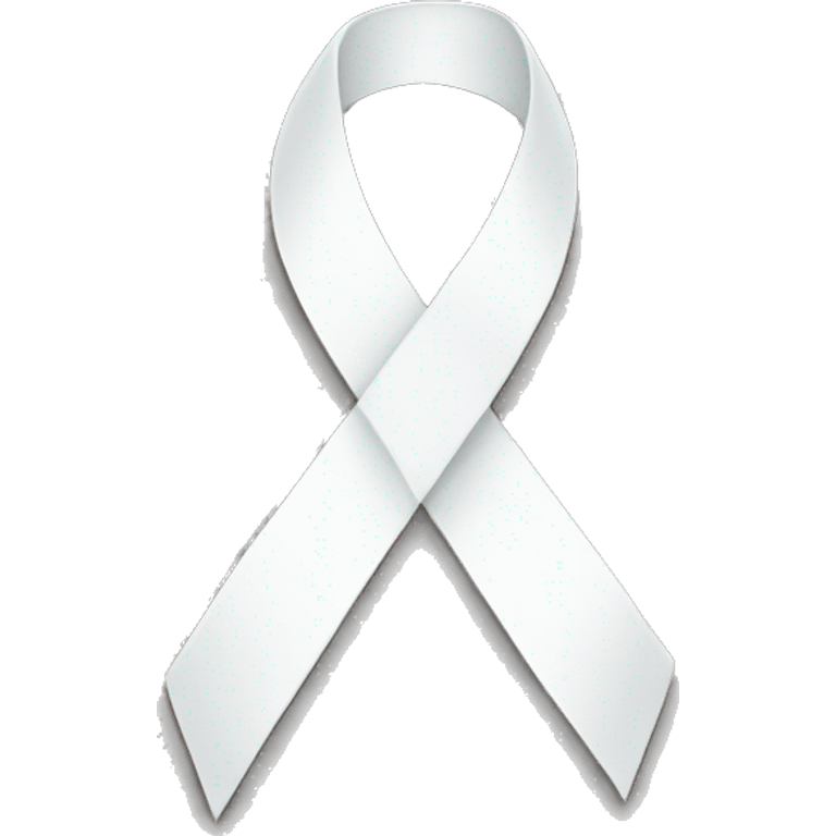 White ribbon emoji