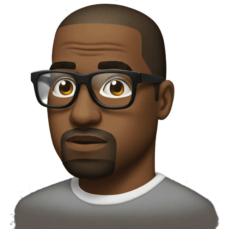 kanye west glasses emoji