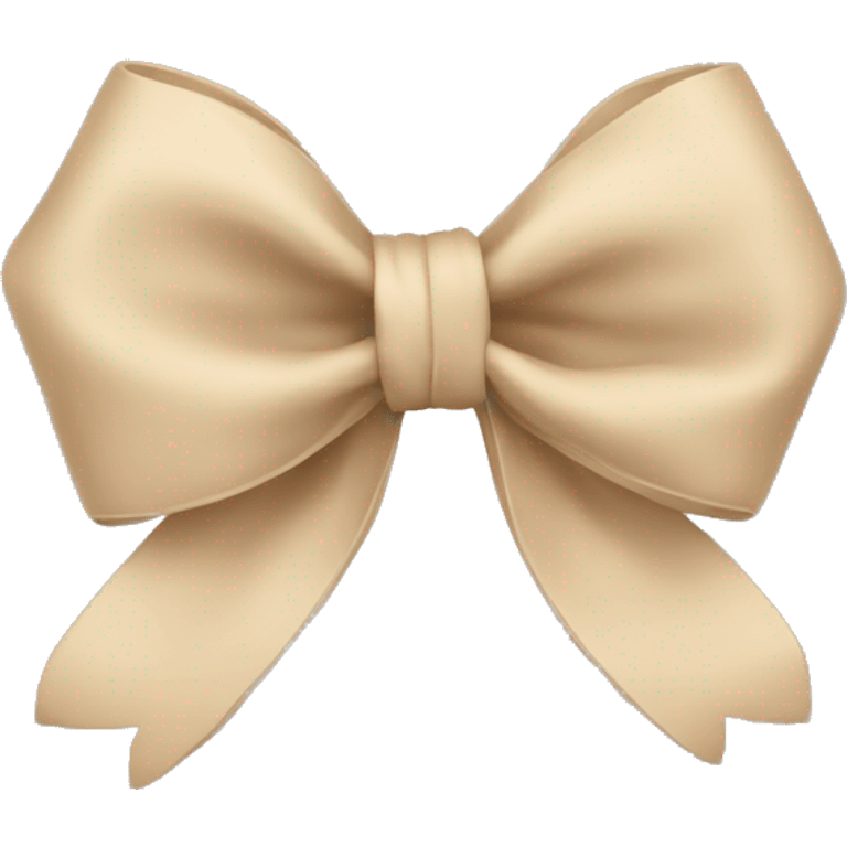 bow beige  emoji