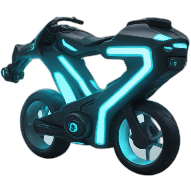 Light cycle Tron emoji