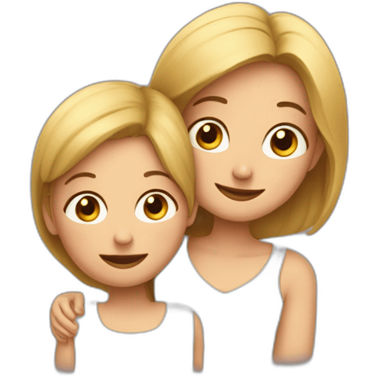 maman et sa fille emoji