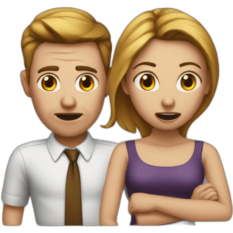 arguing couple emoji