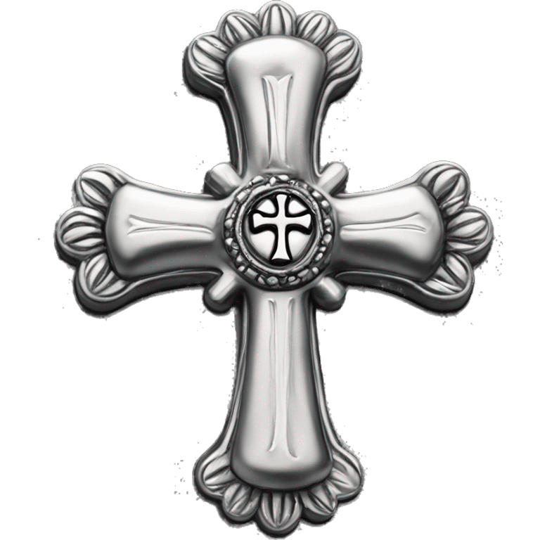 chrome hearts cross emoji