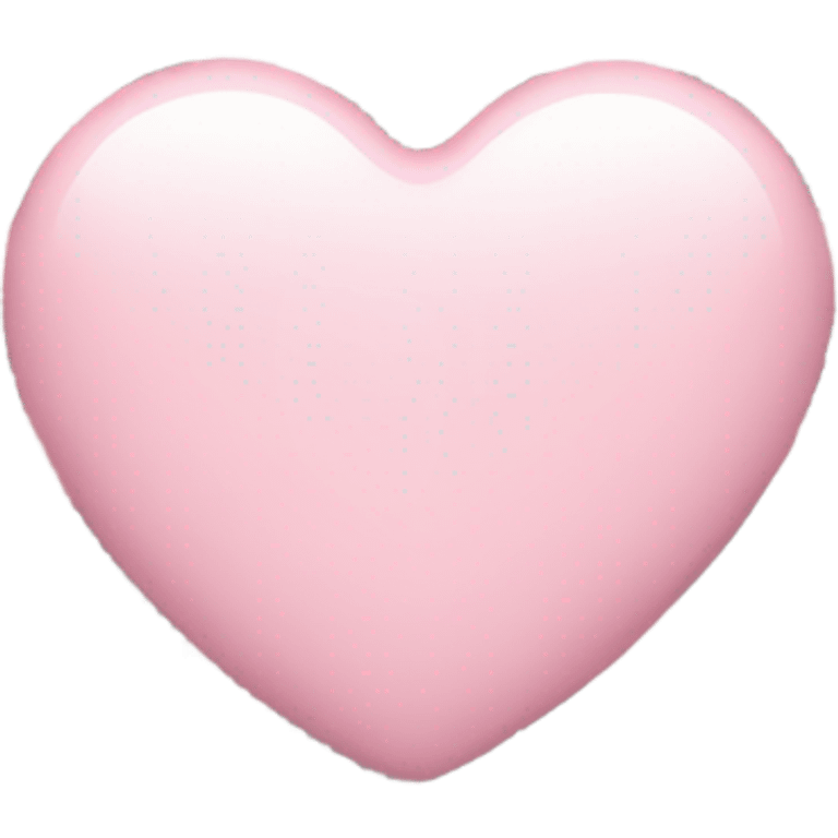 light pink heart emoji