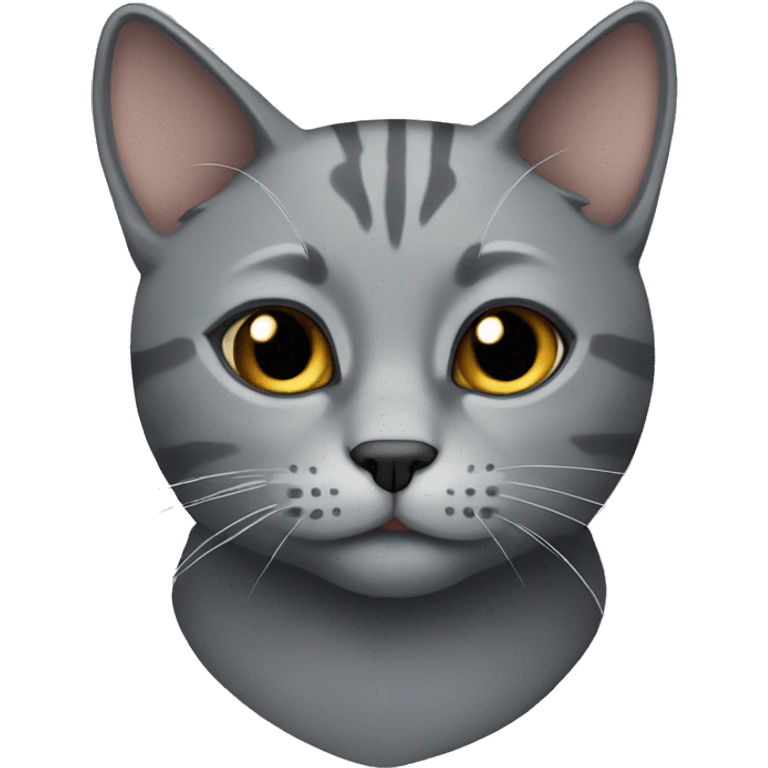 Gray cat  emoji