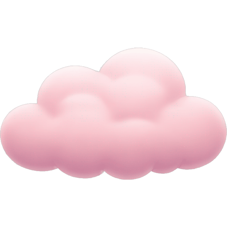 pastel pink cloud emoji