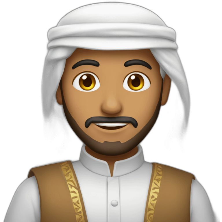 Un arabe emoji