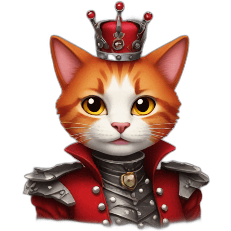 red queen cat punk emoji