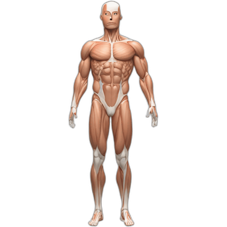 muscle mannequin anatomy emoji