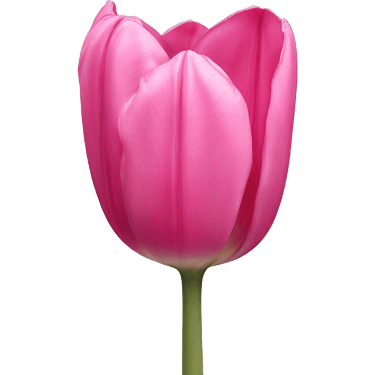 pink tulip  emoji