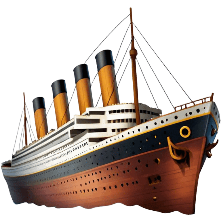 the wreck of the titanic emoji