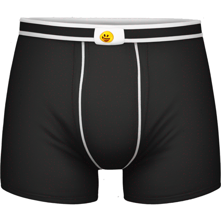 Black boxers briefs emoji