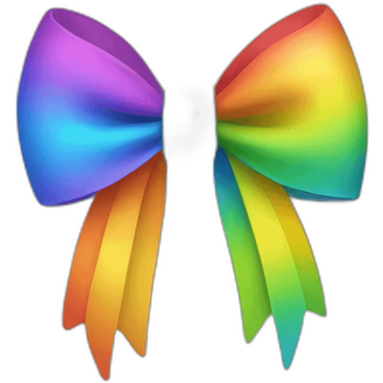 rainbow bow  emoji