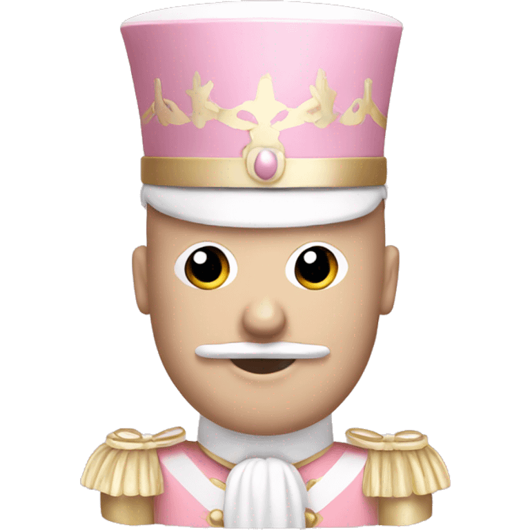 Light pink nutcracker emoji