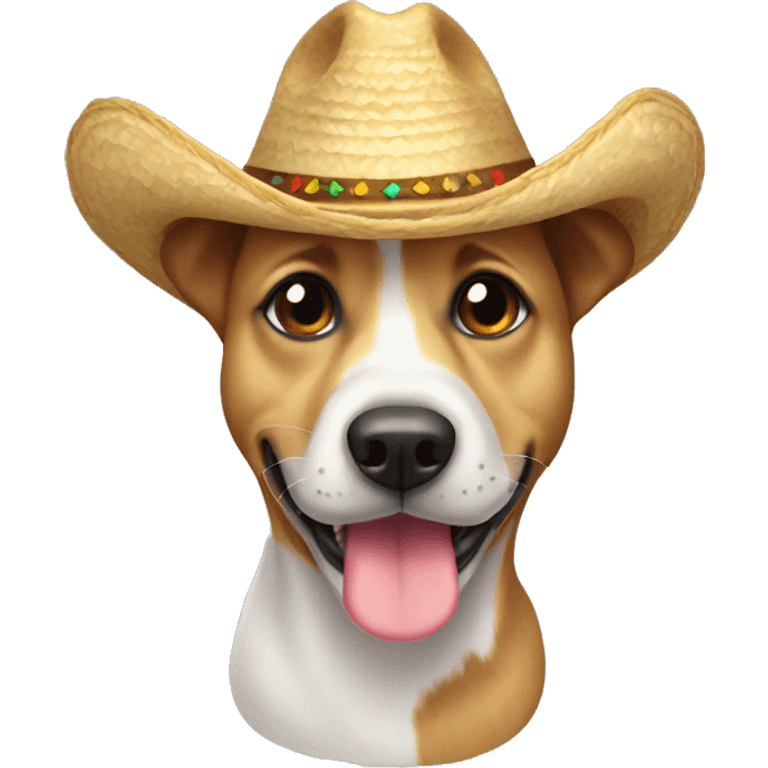 Perrito con sombrero  emoji