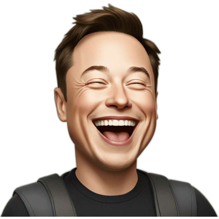 elon musk laughing emoji