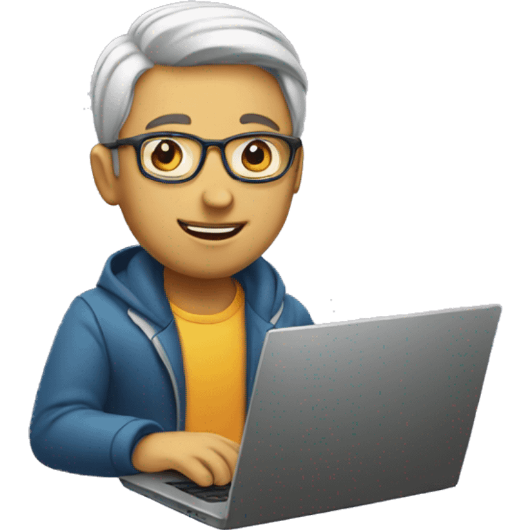 a person with a laptop emoji