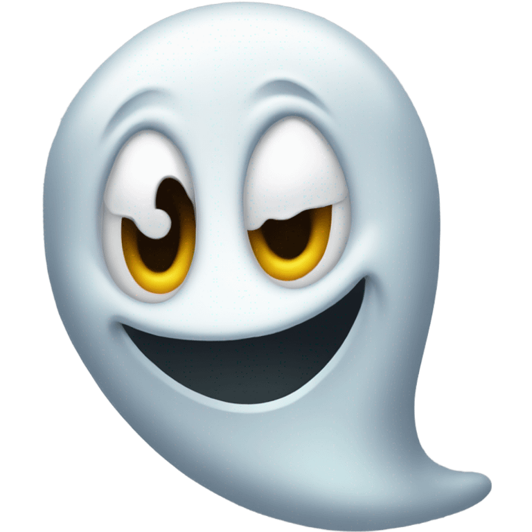 Silly ghost emoji