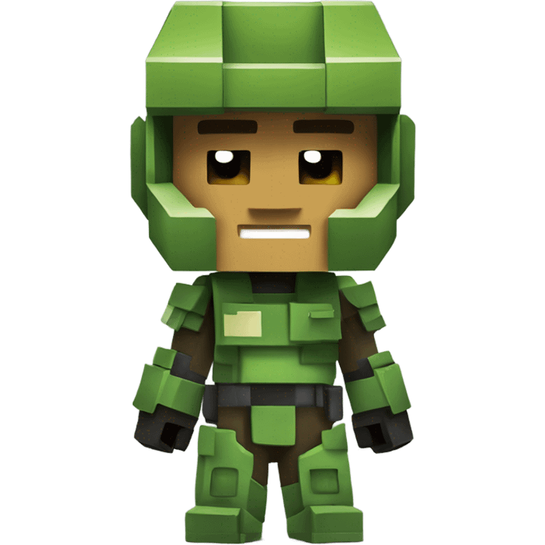 Minecraft master chief emoji