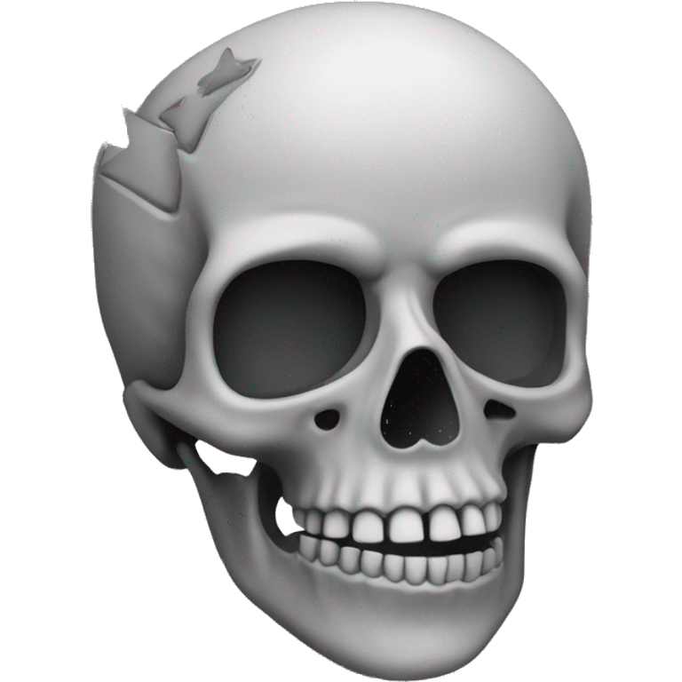 skull and stars emoji