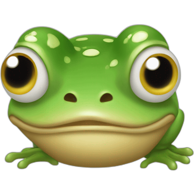 Grenouille est un coq  emoji