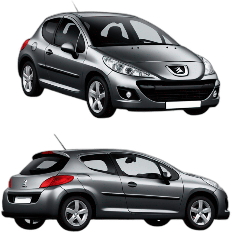 Peugeot 207+ (w/noir) emoji