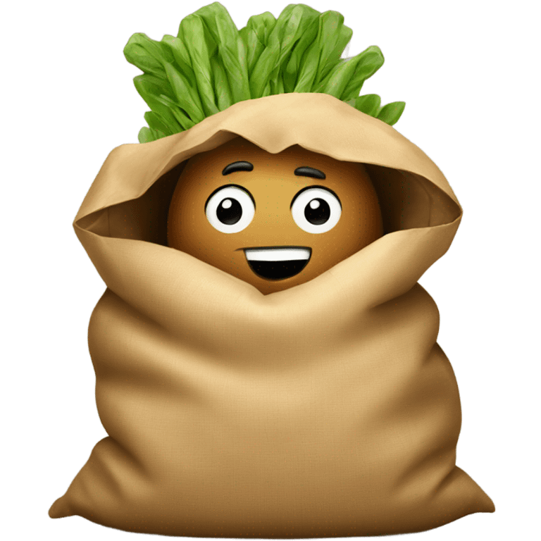 Sack of potatoes emoji