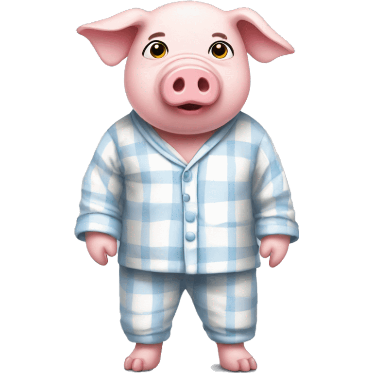 Pig in pijamas emoji