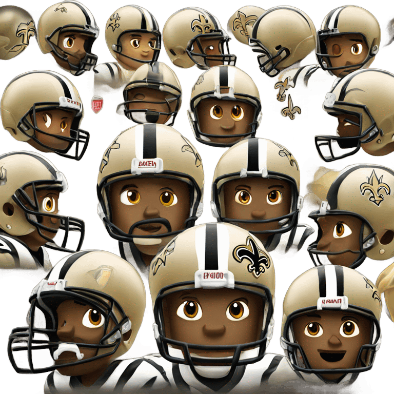 Saints football team emoji emoji