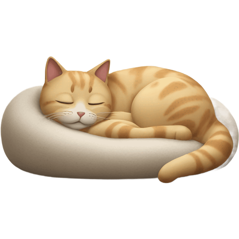 Cat sleeping  emoji