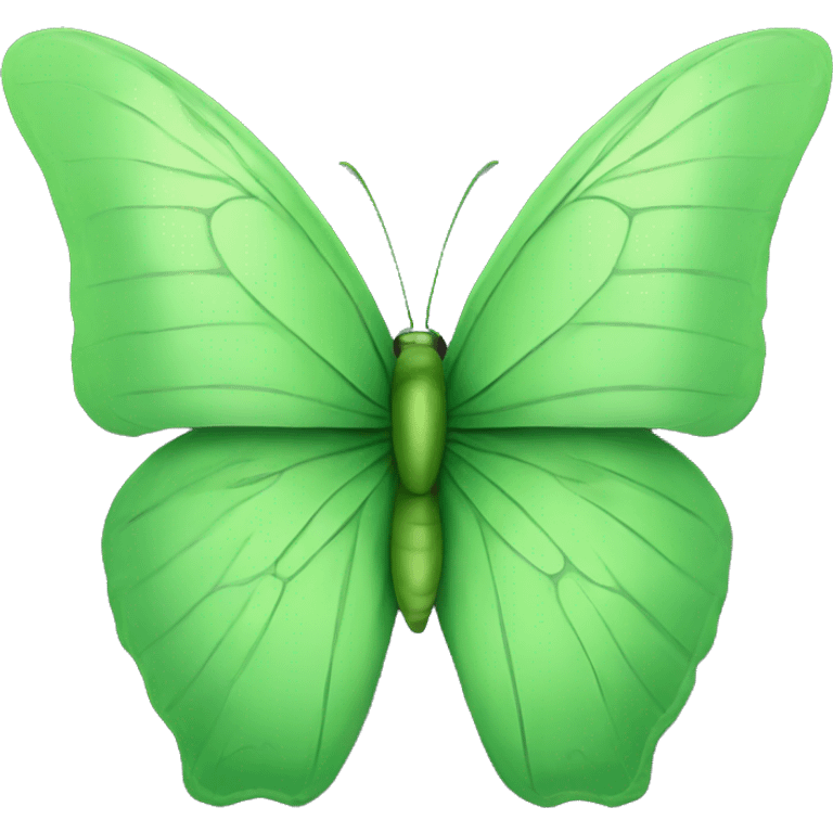 Green butterfly  emoji