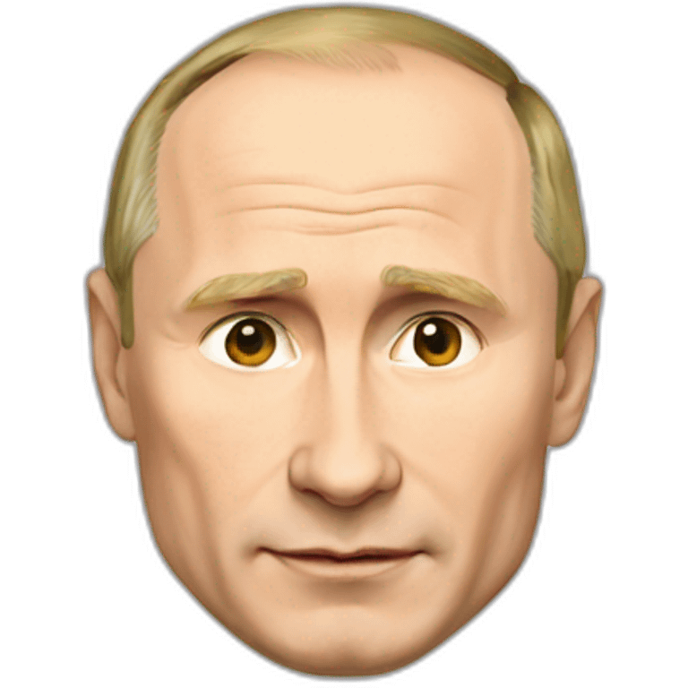 Putin on swo emoji