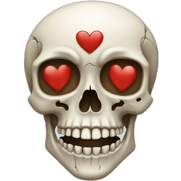 skull heart emoji