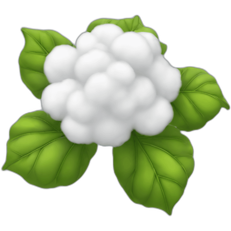 cotton flower like explosion cloud emoji