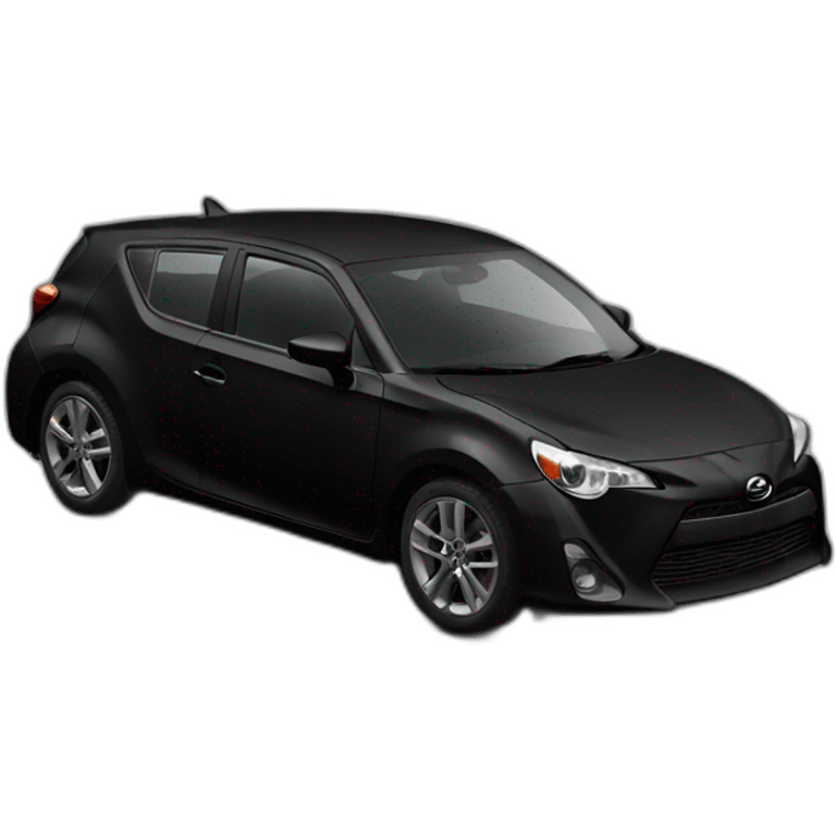 Scion black car emoji