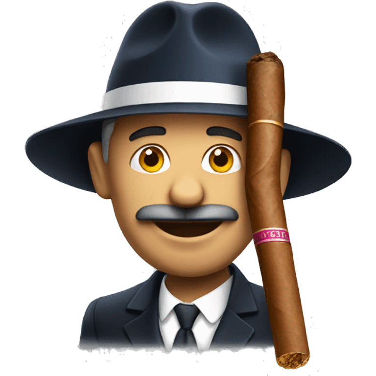 French with a cigar emoji