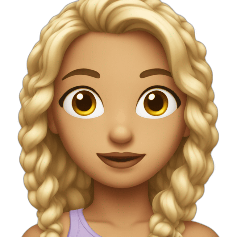 a pretty girl emoji