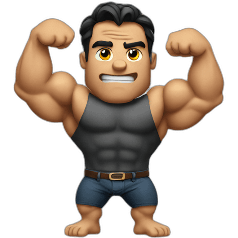 arnold flexing emoji