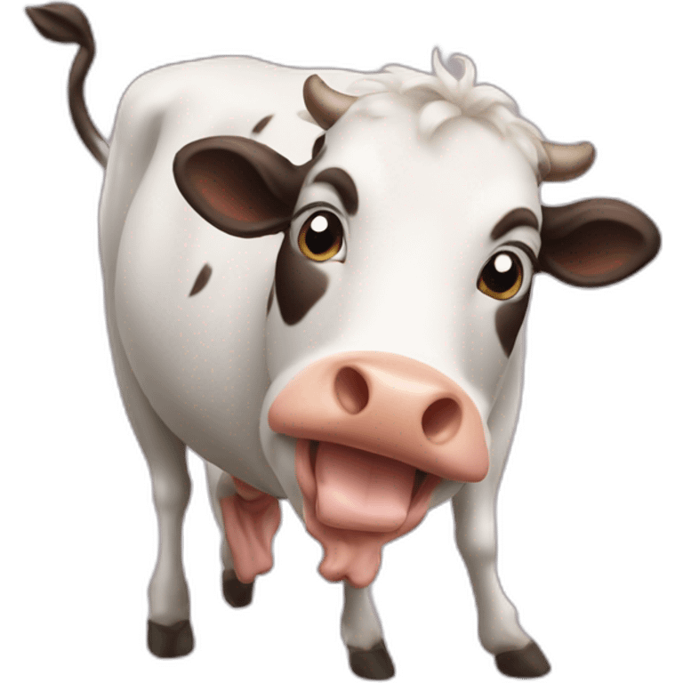 cows farting emoji