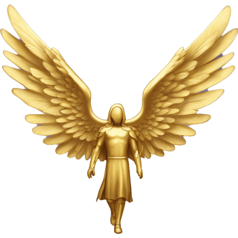 golden wings of the archangel emoji