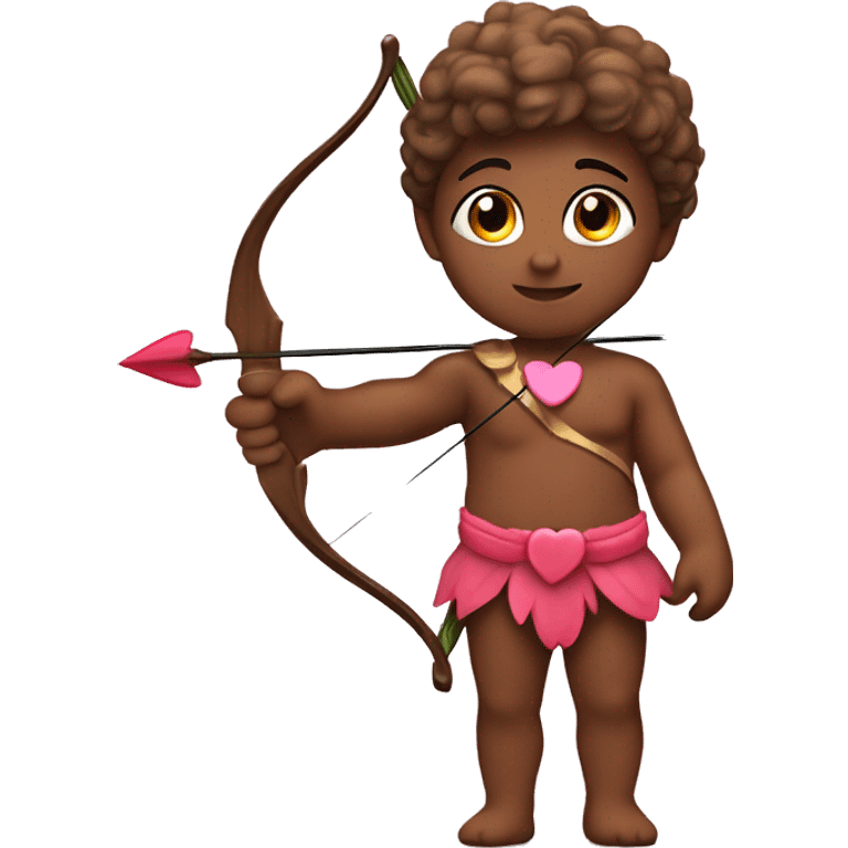  Cupid with bow and arrow of love  emoji