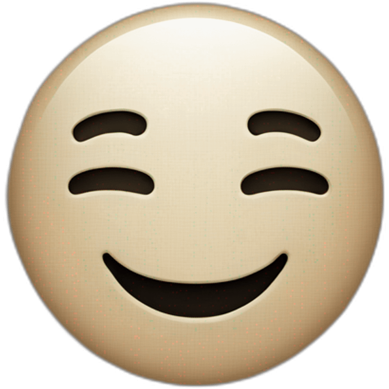 Macbook smile on screen emoji