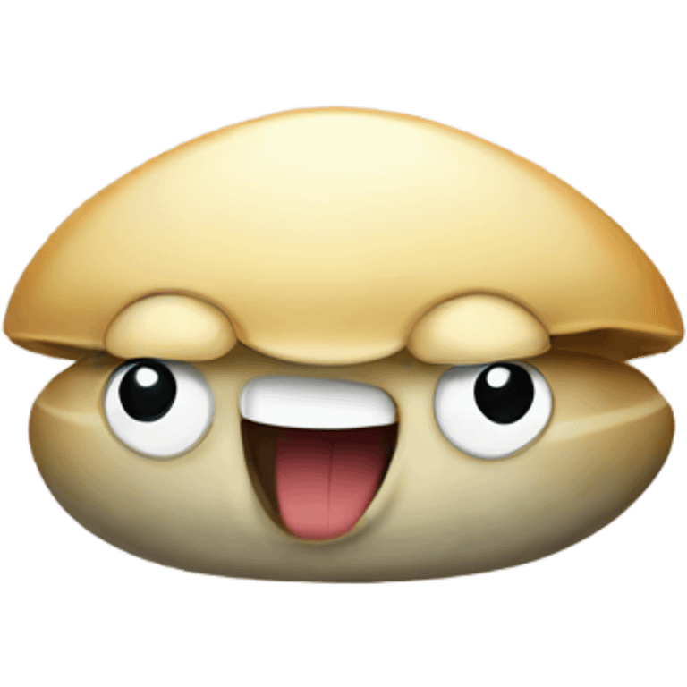 Happy clam  emoji