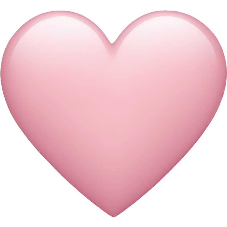 light pink heart emoji