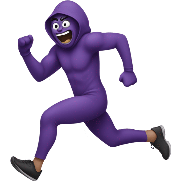 grimace running emoji