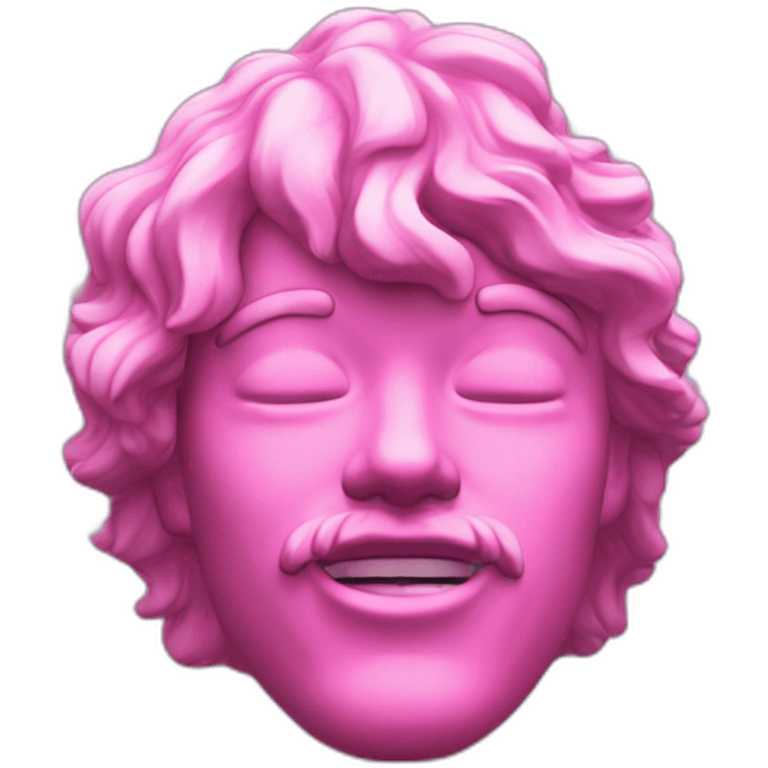 vaporwave 3d floorno face emoji