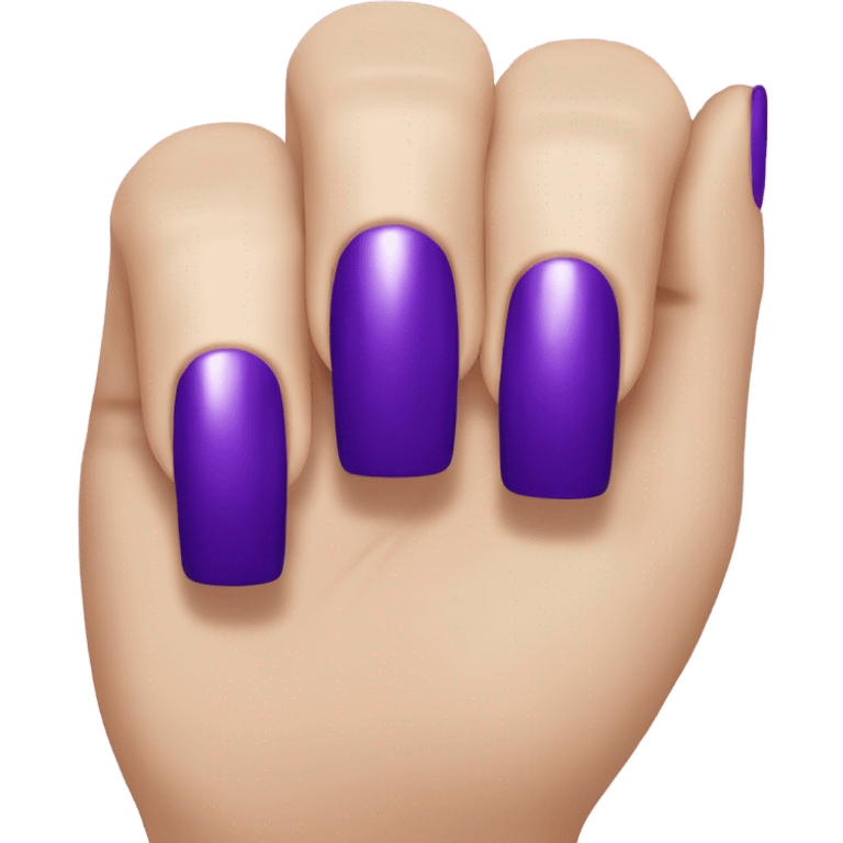 perple nail polish emoji