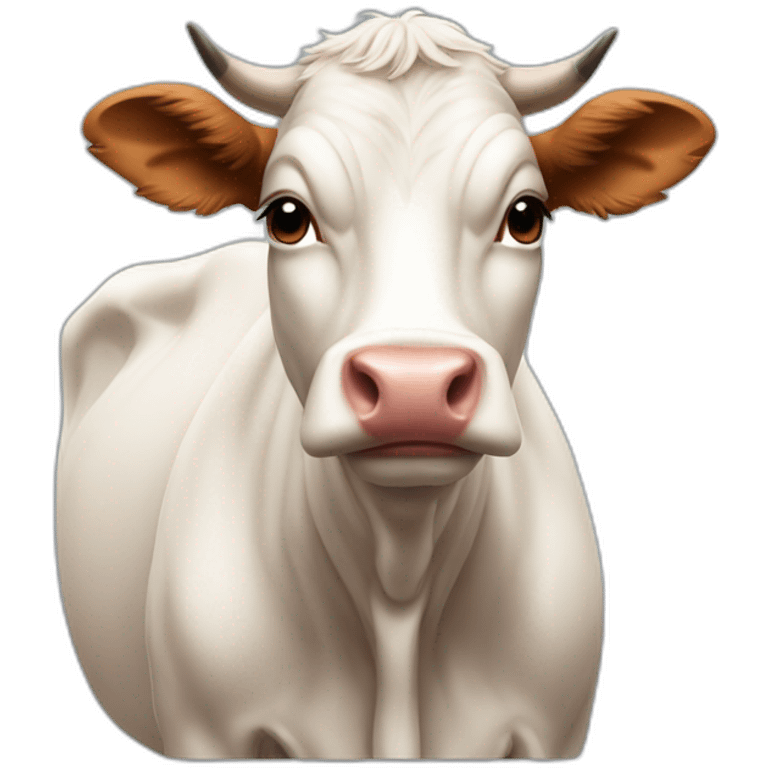 Cow that is a little too sexy emoji