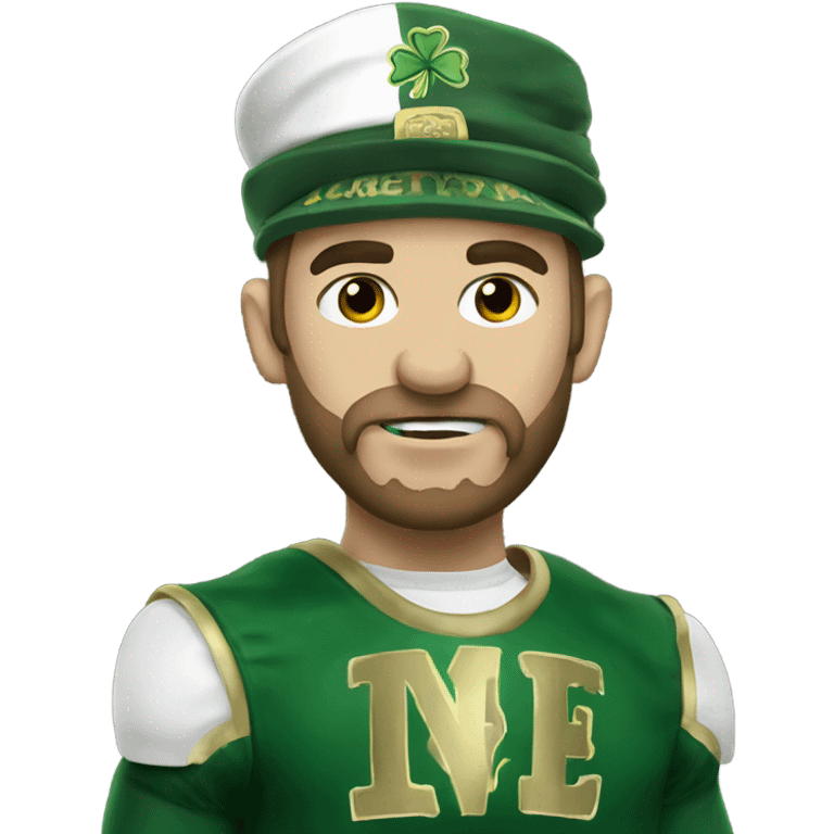 me as a fighting Irish emoji